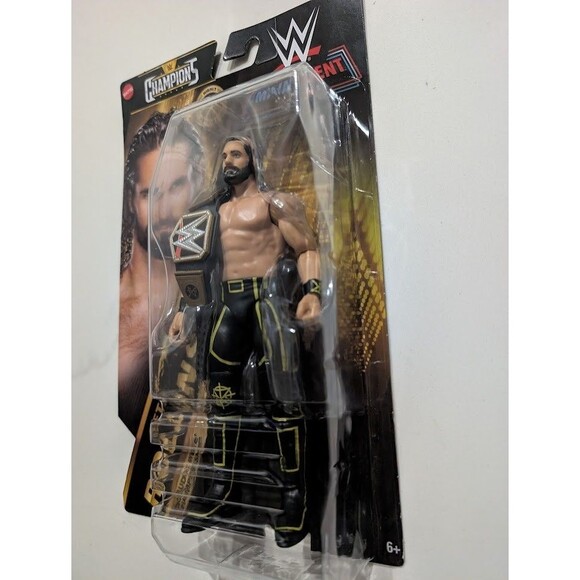 WWE Wrestling Main Event Series Champions Seth Rollins Action Figure Title Belt - Picture 4 of 5